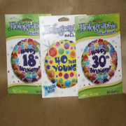 numeric birthday balloon